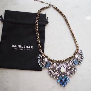 BaubleBar Crystal Bib Statement Necklace